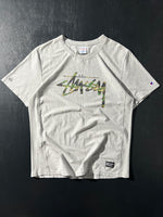 Stussy x Champion Camo Script T Shirt (L)