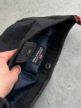 Ralph Lauren Denim Embellished Flag Handbag (One Size)