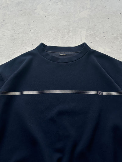 SS/97 Stone Island Marina Compass Logo Crewneck Sweatshirt (XL)
