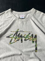 Stussy x Champion Camo Script T Shirt (L)