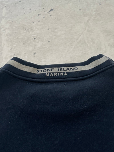 SS/97 Stone Island Marina Compass Logo Crewneck Sweatshirt (XL)