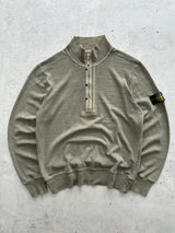 SS/10 Stone Island 1/4 Zip Pullover Knit Jumper (XL)