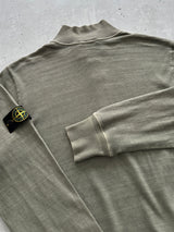 SS/10 Stone Island 1/4 Zip Pullover Knit Jumper (XL)