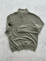 SS/10 Stone Island 1/4 Zip Pullover Knit Jumper (XL)