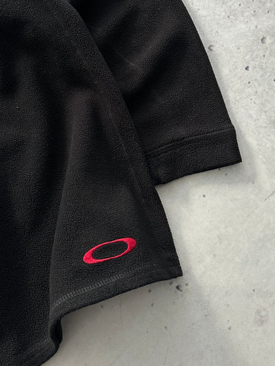 00's Oakley embroidered logo Fleece Pullover (XL)