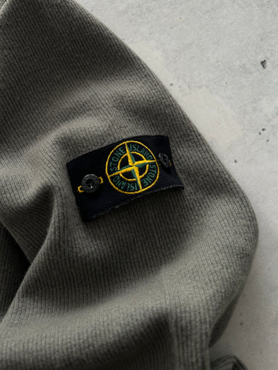 AW/01 Stone Island Wool Ribbed Knit high Neck Jumper (XL)