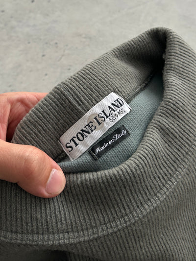 AW/01 Stone Island Wool Ribbed Knit high Neck Jumper (XL)