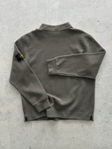 AW/01 Stone Island Wool Ribbed Knit high Neck Jumper (XL)