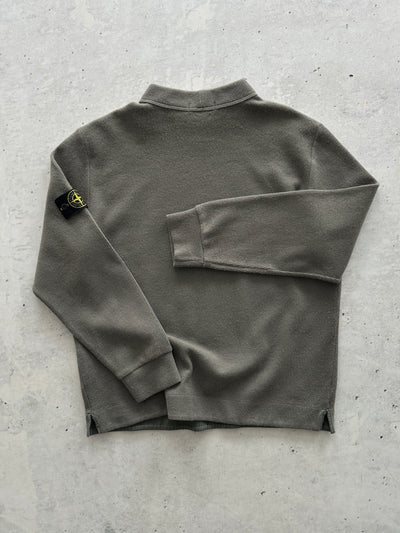 AW/01 Stone Island Wool Ribbed Knit high Neck Jumper (XL)