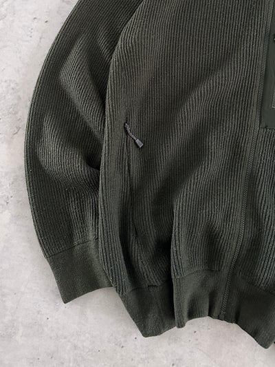 Mont Bell Wool Chunky Knit Zip Up Jumper (L)