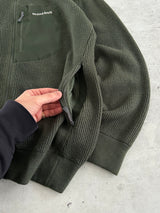 Mont Bell Wool Chunky Knit Zip Up Jumper (L)