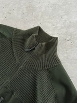 Mont Bell Wool Chunky Knit Zip Up Jumper (L)