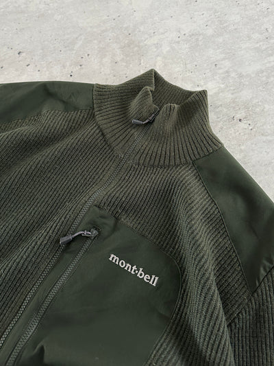 Mont Bell Wool Chunky Knit Zip Up Jumper (L)
