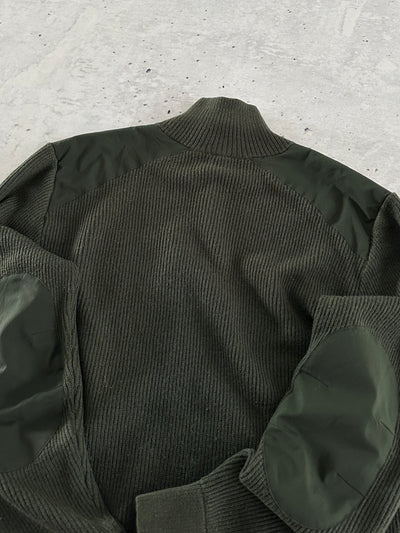 Mont Bell Wool Chunky Knit Zip Up Jumper (L)