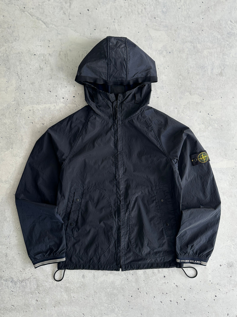 AW/05 Stone Island Nylon spell out Hooded Jacket (M)