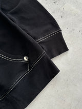 True Religion Contrast Stitch Zip Up Hoodie (Women's S)