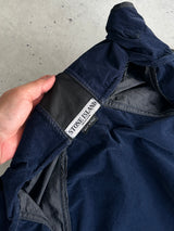 AW/05 Stone Island Nylon spell out Hooded Jacket (M)