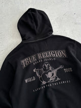 True Religion Contrast Stitch Zip Up Hoodie (Women's S)