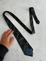 Vintage Burberry Silk Stripe Tie (One Size)
