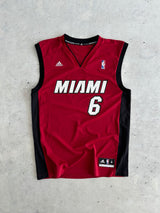 2010/14 Miami Heat Adidas 'James 6' Jersey (M)