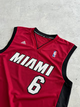 2010/14 Miami Heat Adidas 'James 6' Jersey (M)