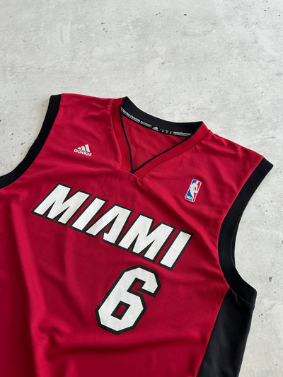 2010/14 Miami Heat Adidas 'James 6' Jersey (M)