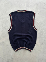 90's Nike Challenge Court Cable Knit Vest (M)
