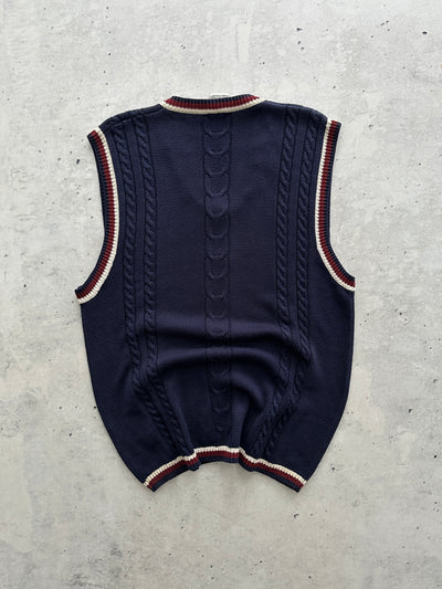 90's Nike Challenge Court Cable Knit Vest (M)