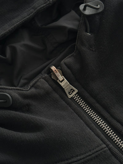 Prada Reversible Nylon Heavyweight Zip Up Hoodie / Jacket (L)