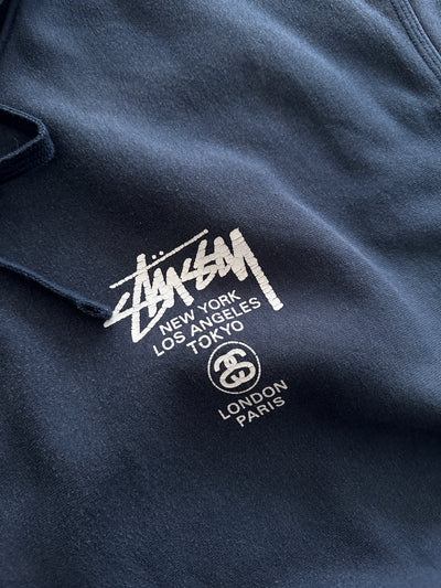 Stussy World Tour Heavyweight Pullover Hoodie (XXL)