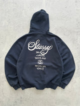 Stussy World Tour Heavyweight Pullover Hoodie (XXL)