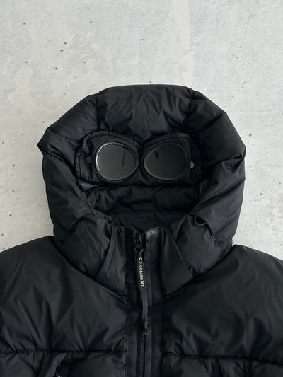 CP Company Goggle Nycra R Down Fill Zip Up Puffer Jacket (M)