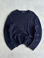 Ralph Lauren Cable Knit Crewneck Jumper (XL)