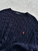 Ralph Lauren Cable Knit Crewneck Jumper (XL)