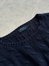 Ralph Lauren Cable Knit crewneck Jumper (L)
