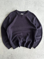 00's Lacoste vintage wash Crewneck Knit Jumper (M)
