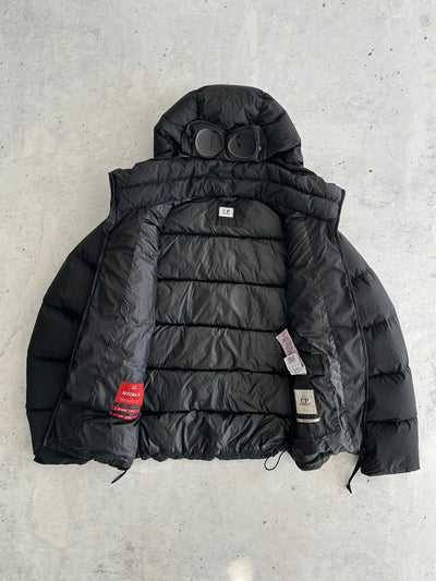 CP Company Goggle Nycra R Down Fill Zip Up Puffer Jacket (M)
