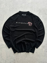 00's Oakley Spell Out heavyweight Long Sleeve T Shirt (L)