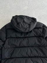 CP Company Goggle Nycra R Down Fill Zip Up Puffer Jacket (M)