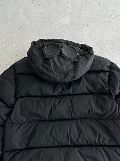 CP Company Goggle Nycra R Down Fill Zip Up Puffer Jacket (M)