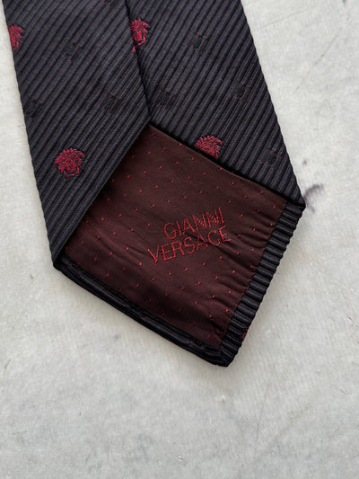 Versace Silk Medusa Patterned Tie (One Size)