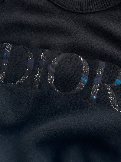Dior Homme x Peter Diog Embroidered Crewneck Wool Jumper (S)