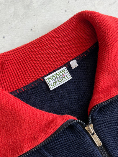 Lacoste Sport 1/4 Zip Pullover Knit Jumper (XL)