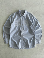00's BAPE Pin Stripe Long Sleeve Shirt (M/L)