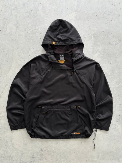00's Oakley Asymmetrical Zip Pullover Windbreaker Jacket (M)