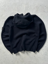 AW/07 Stone Island Button Up Hooded Jumper (S)