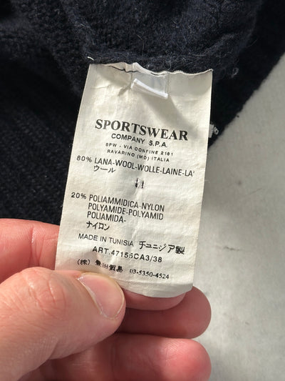 AW/07 Stone Island Button Up Hooded Jumper (S)
