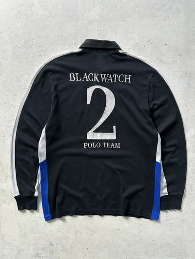 Ralph Lauren Black Watch Scotland Long Sleeve Polo Shirt (XL)