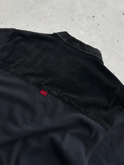 90's Oakley Corduroy collar & back detail Polo Shirt (M)