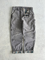 Vintage Carhartt Blanket Lined Carpenter Work Pants (W32 x L32)